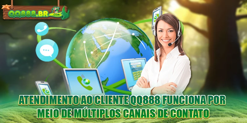 Atendimento ao Cliente QQ888 funciona por meio de múltiplos canais de contato
