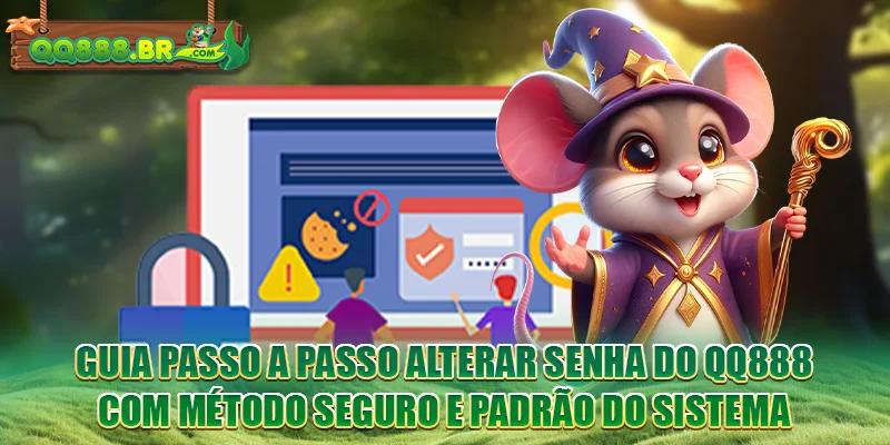 Guia passo a passo Alterar senha do QQ888 com método seguro e padrão do sistema