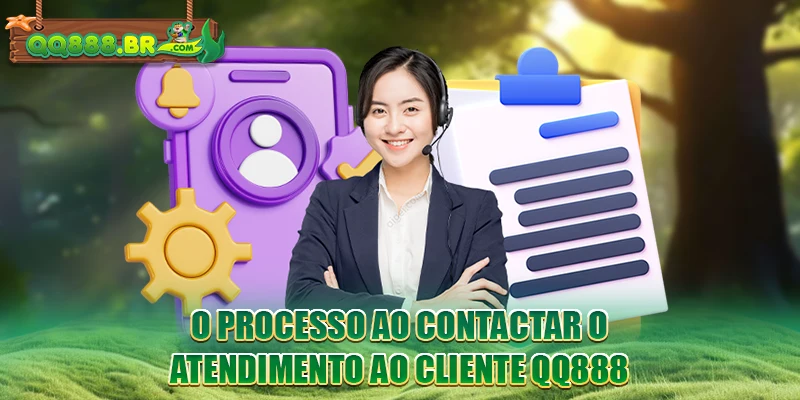 O processo ao contactar o Atendimento ao Cliente QQ888