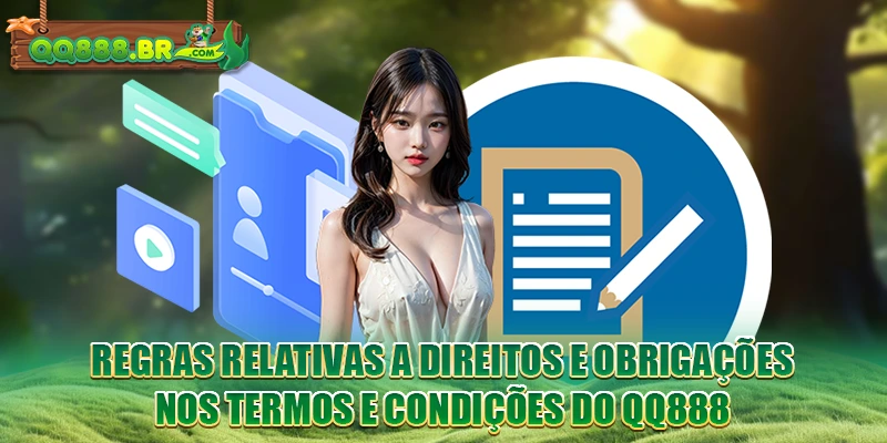 Regras relativas a direitos e obrigações nos Termos e Condições do QQ888