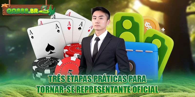 Três etapas práticas para tornar-se representante oficial