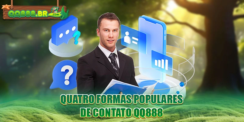 Quatro formas populares de contato QQ888